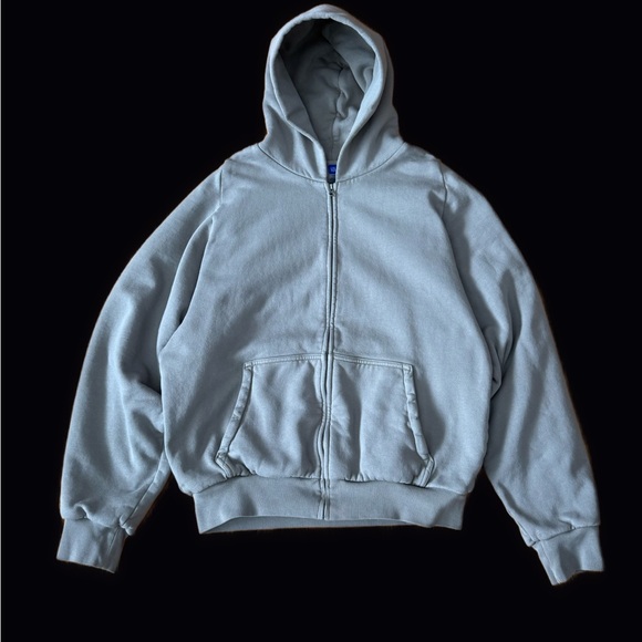 Yeezy GAP Light Gray Zip Up Sweater - Picture 1 of 4